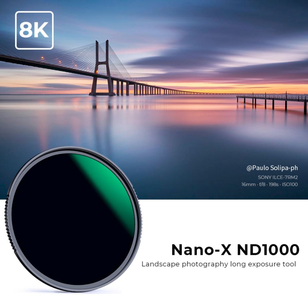 K&F Concept 77mm ND1000 (10 Stop) Fixed ND Filter Neutral Density Multi-Coated KF01.977 - 2